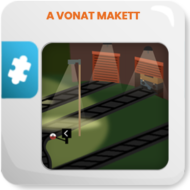 A vonat makett